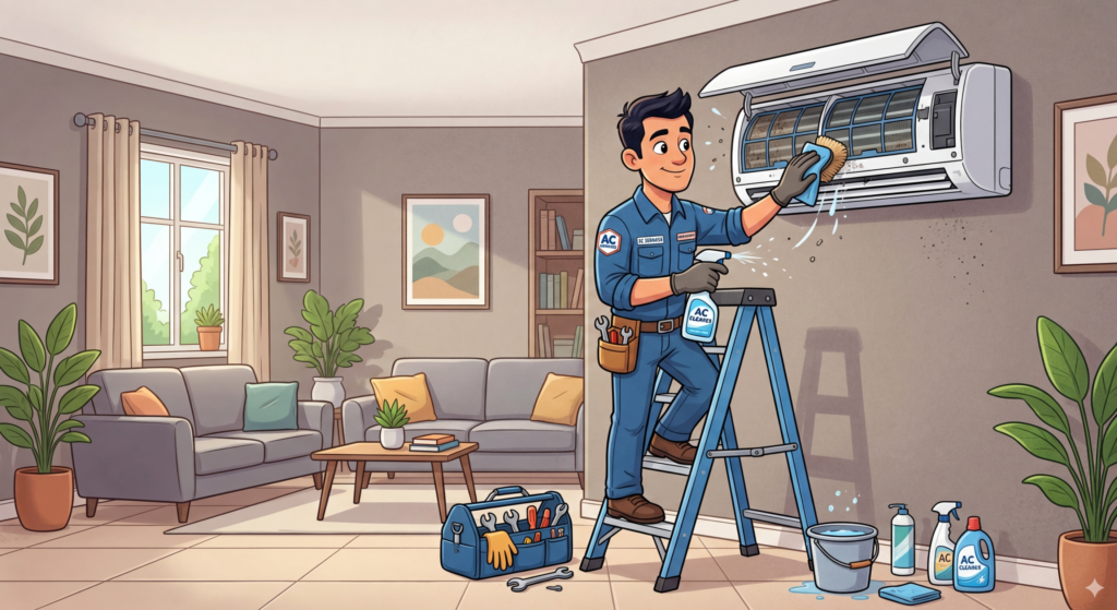 صيانة وتصليح جميع انواع المكيفات